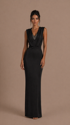 Noir Élite Gown