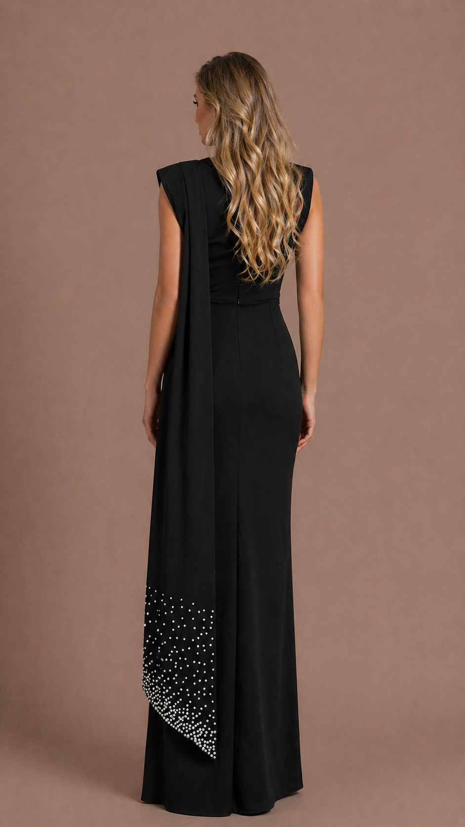 Midnight Veil Gown