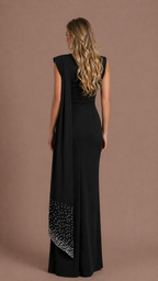 Midnight Veil Gown