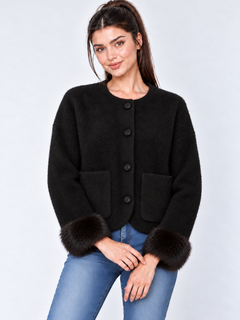 Noir Cuff Jacket
