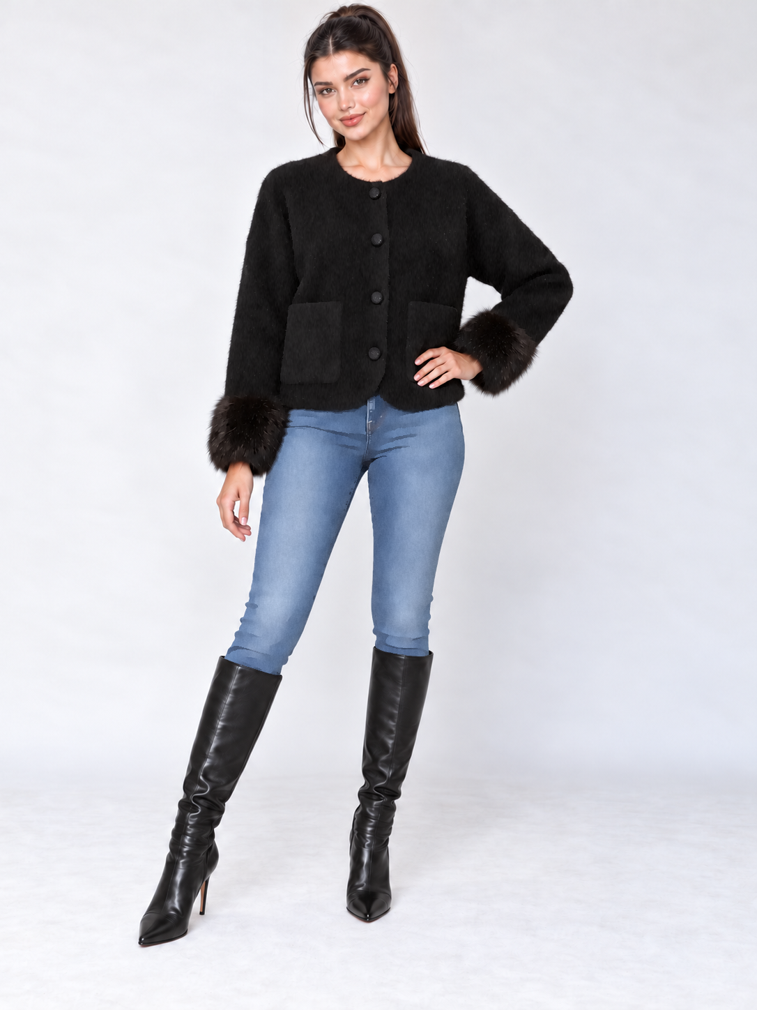Noir Cuff Jacket
